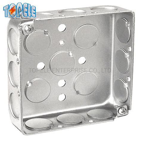 4 inch square metal box|4 square shallow box.